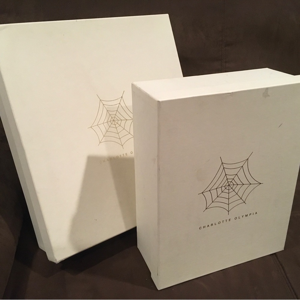 2 Charlotte Olympia shoe boxes